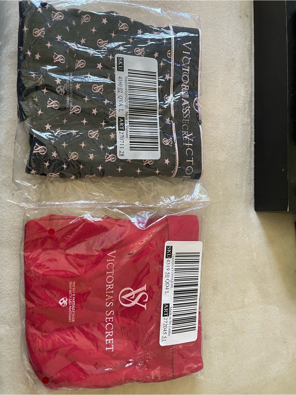 2 pairs Victoria's Secret Logo Cotton Panty - Packaged